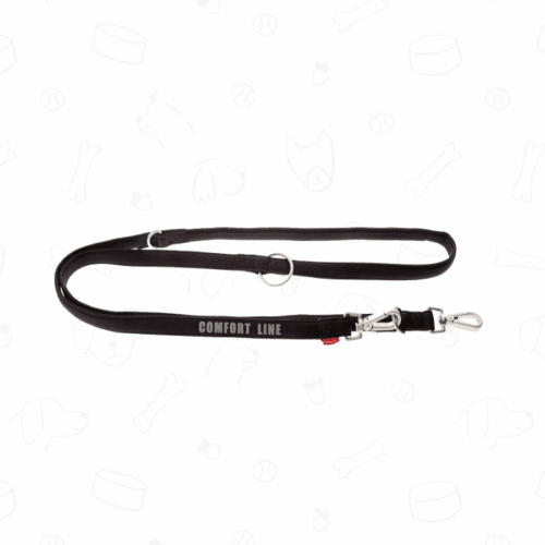 Guinzaglio addestramento Ferribiella Baufit in nylon imbottito con scritta riflettente