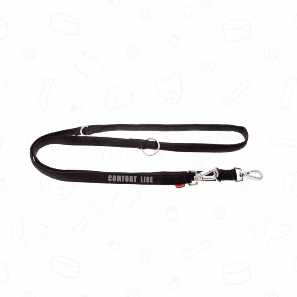 Guinzaglio addestramento Ferribiella Baufit in nylon imbottito con scritta riflettente