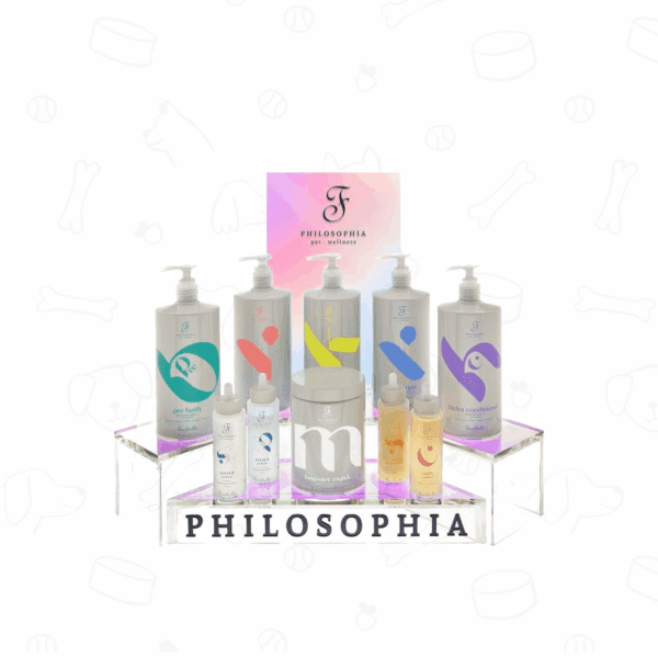 Prodotti cosmetici per animali Philosophia - shampoo e balsamo per cani