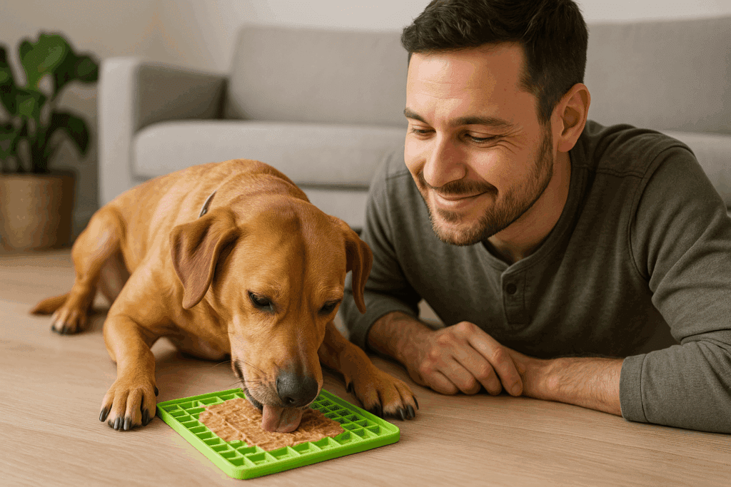 Sniff walk e nosework: come ridurre stress e leccamento nel cane