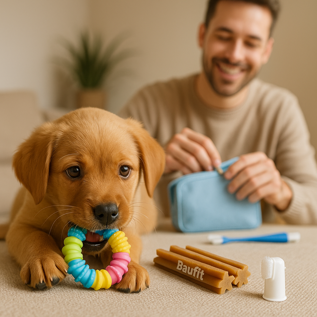 Dentizione del cucciolo: quanti denti e come curare la bocca