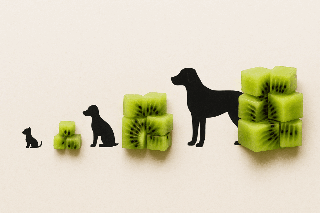 Quantità kiwi per cane. Baufit