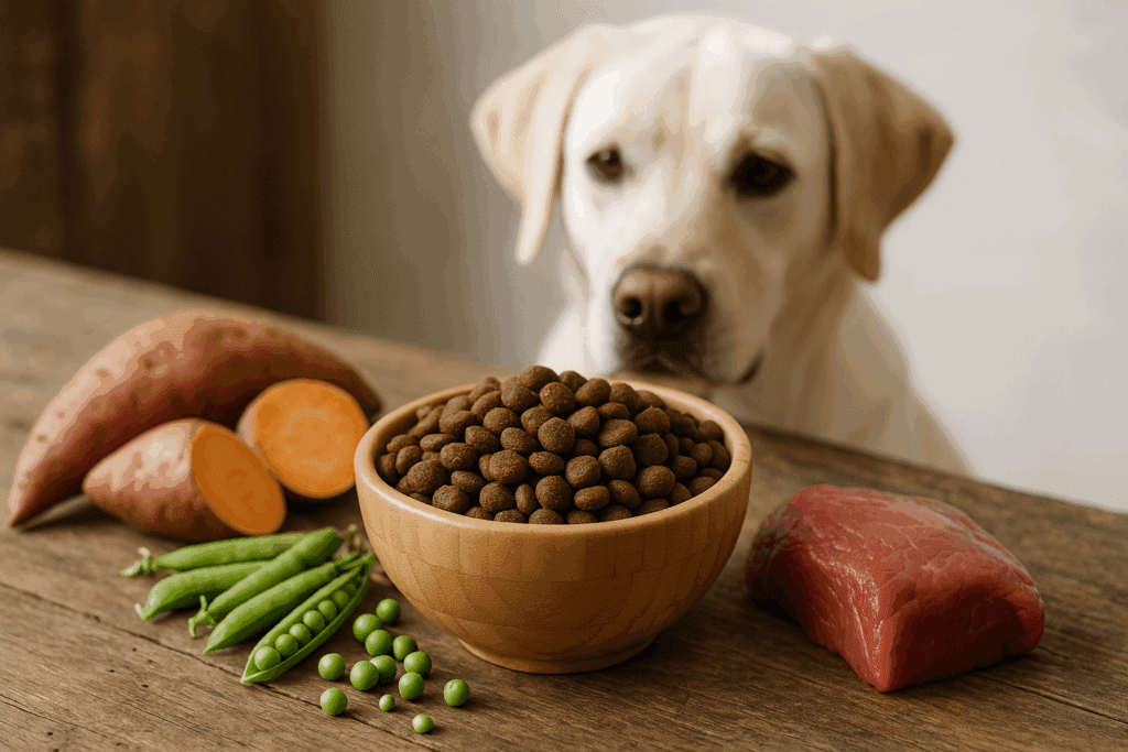 Crocchette grain free naturali per cani. Baufit